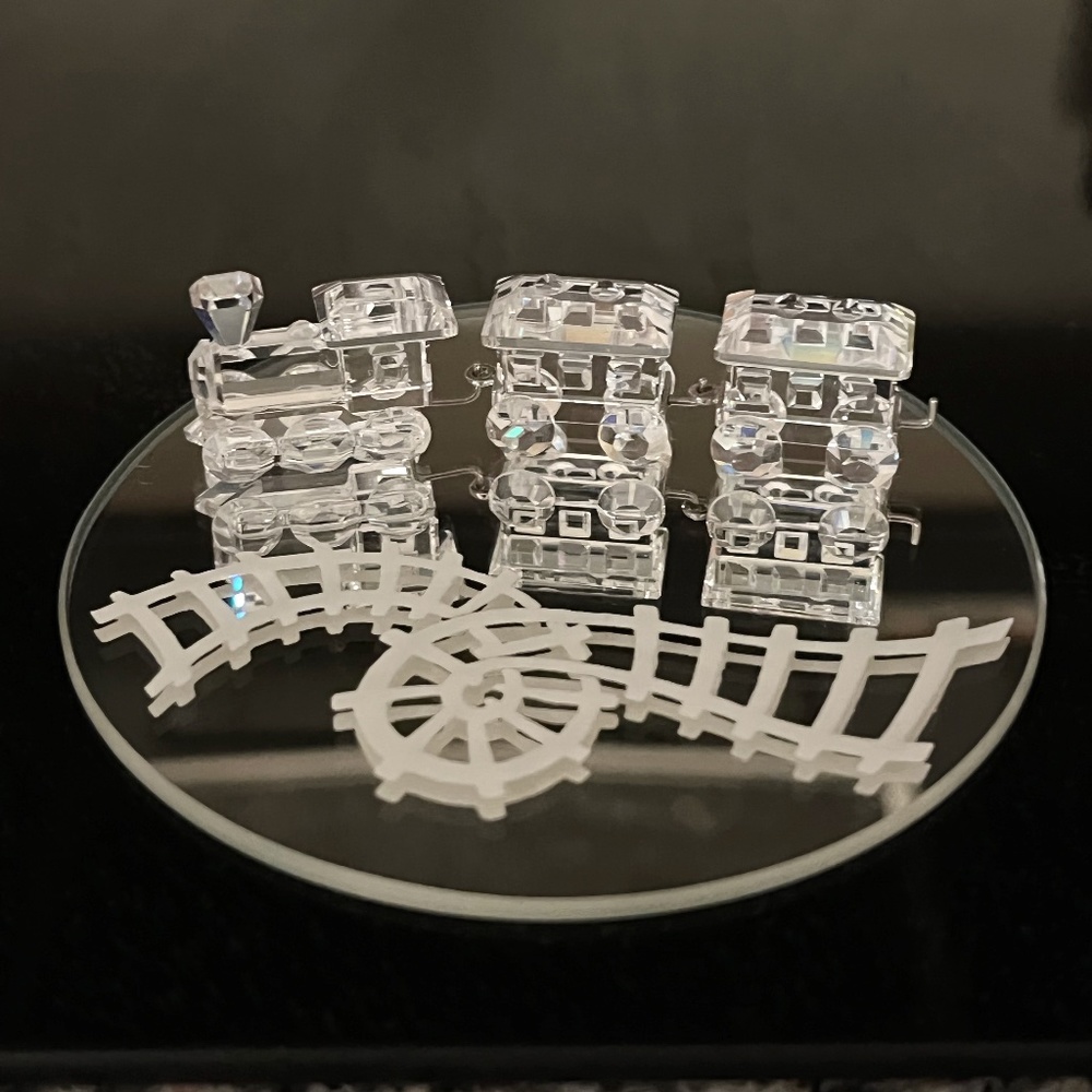 Swarovski Crystal Figurine: 'Mini Train Set'